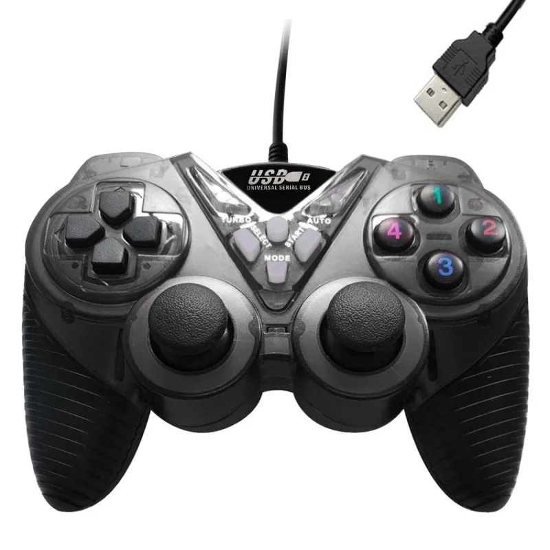 Vibration Joystick Wired USB PC Controller For PC Computer Laptop For WinXP/Win7/Win8/Win10 For Vista White Gamepad
Vibration Joystick Wired USB PC Controller For PC Computer Laptop For WinXP/Win7/Win8/Win10 For Vista White Gamepad