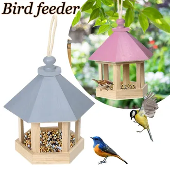 1/2 PC Wooden Bird Feeders Hanging Type Outdoor Pet Bird Seeds Food Feeder Tree Garden Bucket Holder Bird Feeder With Roof
1/2 PC Wooden Bird Feeders Hanging Type Outdoor Pet Bird Seeds Food Feeder Tree Garden Bucket Holder Bird Feeder With Roof