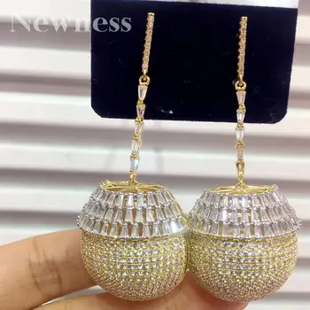 Newness Especially Charms Disco Ball Korea Long Earrings For Women Wedding Dubai Cubic Zircon Party Fashion Jewelry moda
Newness Especially Charms Disco Ball Korea Long Earrings For Women Wedding Dubai Cubic Zircon Party Fashion Jewelry moda