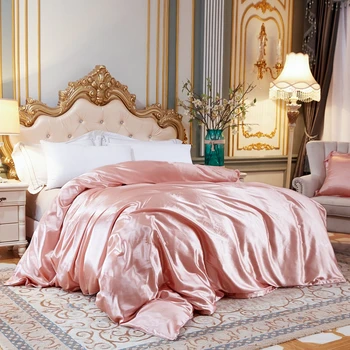 1pc Solid color Duvet cover High-end Ice silk satin Single Double Queen King size Quilt Cover Soft Qualified Comfortable
1pc Solid color Duvet cover High-end Ice silk satin Single Double Queen King size Quilt Cover Soft Qualified Comfortable