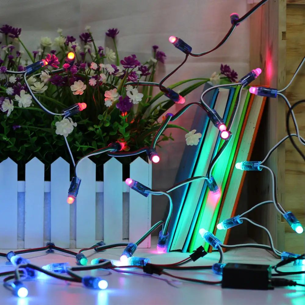 50PCS 5M 21W WS2811 IP68 Full Color RGB LED Pixel Module Strip Light with 17keys Remote Control DC5V
50PCS 5M 21W WS2811 IP68 Full Color RGB LED Pixel Module Strip Light with 17keys Remote Control DC5V