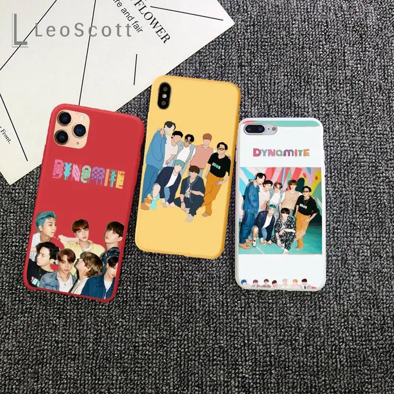kpop group new song 'Dynamite' Phone Case Candy Color for iPhone 6 7 8 11 12 s mini pro X XS XR MAX Plus
kpop group new song 'Dynamite' Phone Case Candy Color for iPhone 6 7 8 11 12 s mini pro X XS XR MAX Plus