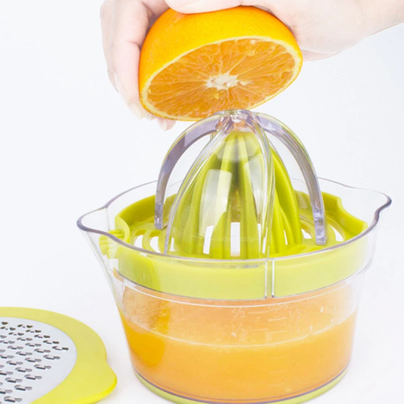 Citrus Lemon Orange Juicer Manual Hand Squeezer With Built-in Measuring Cup And Grater Kitchen Tool
Citrus Lemon Orange Juicer Manual Hand Squeezer With Built-in Measuring Cup And Grater Kitchen Tool