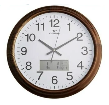 Watch Simple Wall Clock Office Conference Room Mute Circular Belt Calendar Temperature Large Living Room Horloge Fashion
Watch Simple Wall Clock Office Conference Room Mute Circular Belt Calendar Temperature Large Living Room Horloge Fashion
