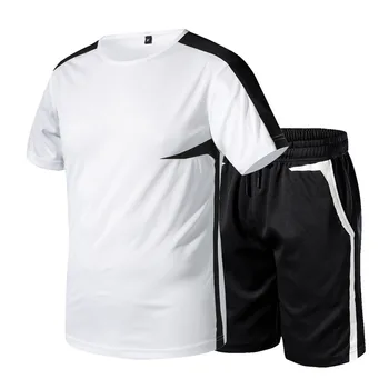 2020 Spring and Summer New Features Splicing Irregular Printing Running Mountaineering Sports Casual Short-sleeved Shorts Suit
2020 Spring and Summer New Features Splicing Irregular Printing Running Mountaineering Sports Casual Short-sleeved Shorts Suit
