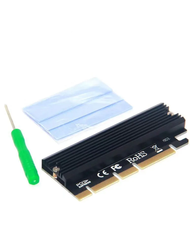 M.2 NVMe SSD Adapter M2 to PCIE 3.0 X16 Controller Card M Key Interface Support PCI Express x4 2230-2280 Size free shipping | Компьютеры и