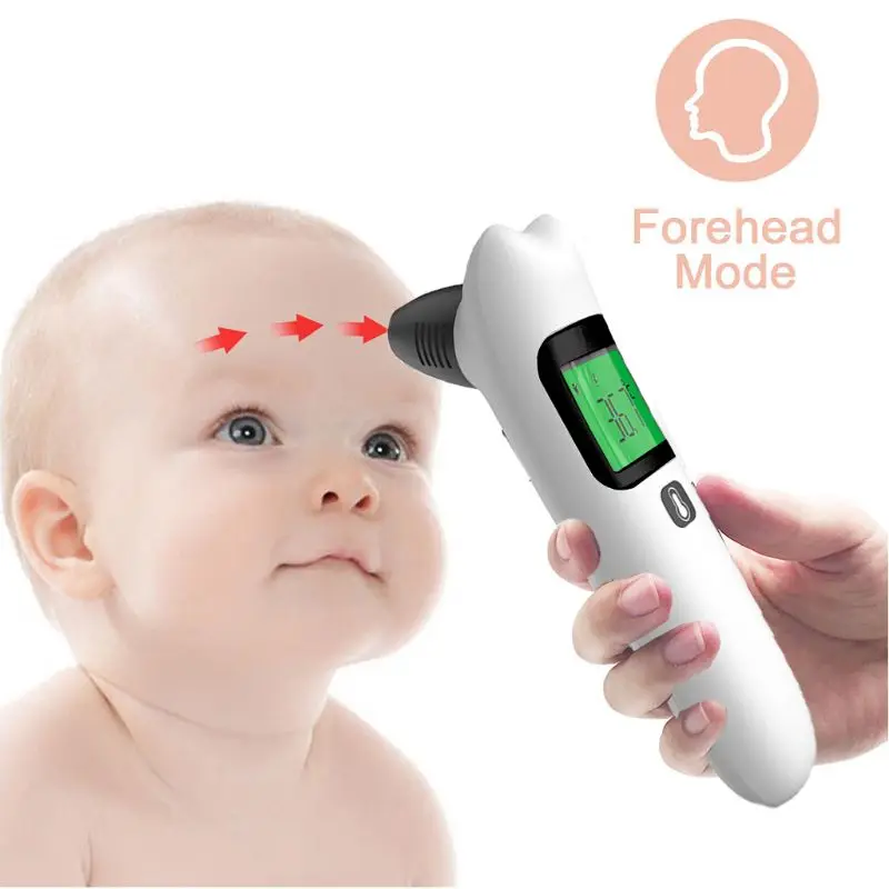 LCD Digital Infrared Forehead Thermometer Ear Thermometer Non-contact Body Fever Alarm Temperature Measuring
LCD Digital Infrared Forehead Thermometer Ear Thermometer Non-contact Body Fever Alarm Temperature Measuring
