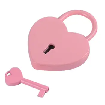 Mini Portable Vintage Heart Shaped Lock Zinc Alloy Padlock with Key for Jewelry Storage Box Diary Book Security Luggage
Mini Portable Vintage Heart Shaped Lock Zinc Alloy Padlock with Key for Jewelry Storage Box Diary Book Security Luggage