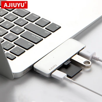 AJIUYU USB C HUB Type C to Multi USB3.0 HUB HDMI Adapter Dock for MacBook Pro Air Lenovo USB-C 3.1 Splitter Port Type C HUB
AJIUYU USB C HUB Type C to Multi USB3.0 HUB HDMI Adapter Dock for MacBook Pro Air Lenovo USB-C 3.1 Splitter Port Type C HUB