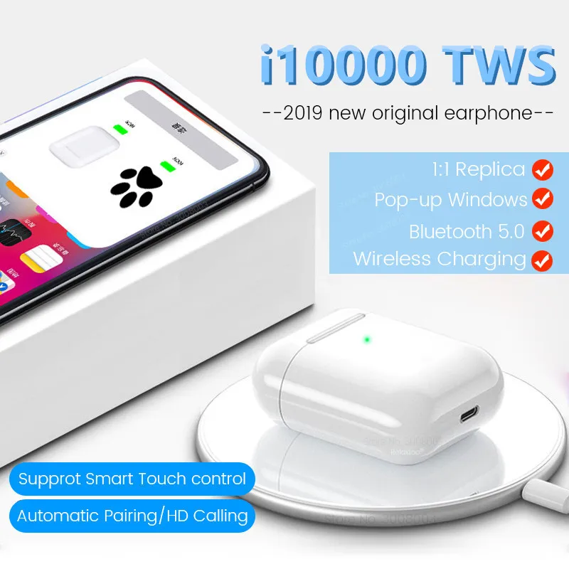i10000 TWS Wireless Earphone 1:1 Size Aire 2 In Ear Detection Pop Up Wireless Charging PK i200 i500 i1000 i9000 TWS i10000
i10000 TWS Wireless Earphone 1:1 Size Aire 2 In Ear Detection Pop Up Wireless Charging PK i200 i500 i1000 i9000 TWS i10000