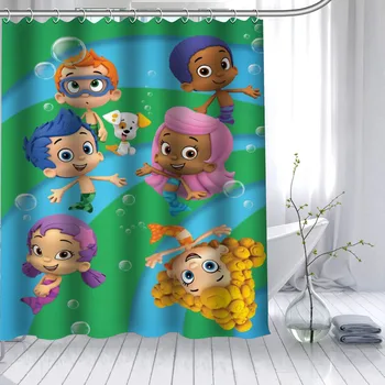 ShunQian HOT SALE Bubble Guppies Shower Curtain Polyester Fabric 12 Hooks For The Bathroom Waterproof Mildew Funy Bath Curtain 
ShunQian HOT SALE Bubble Guppies Shower Curtain Polyester Fabric 12 Hooks For The Bathroom Waterproof Mildew Funy Bath Curtain