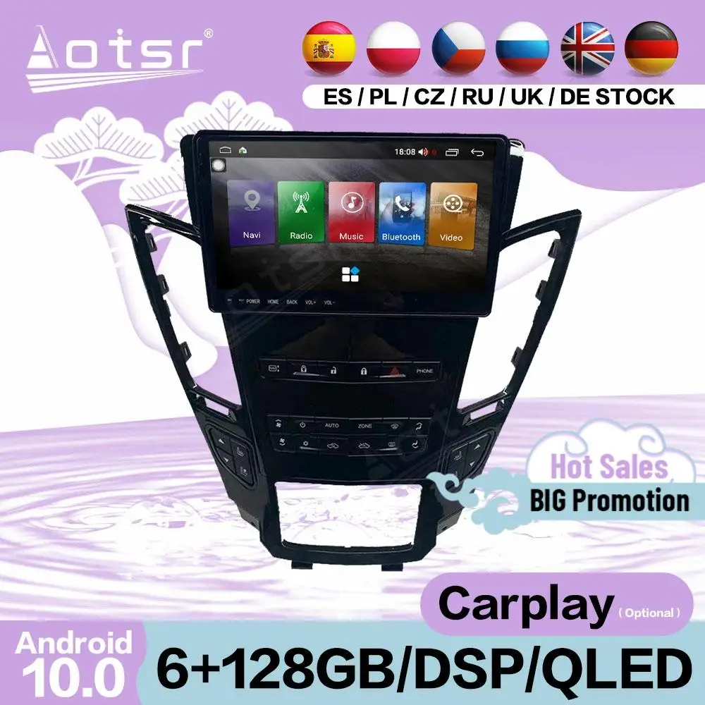 128G Carplay Multimedia Auto Stereo Android 10.0 Player For Cadillac CTS 2007 2008 2009 2010 2011 2012 GPS Navigation Head Unit
128G Carplay Multimedia Auto Stereo Android 10.0 Player For Cadillac CTS 2007 2008 2009 2010 2011 2012 GPS Navigation Head Unit