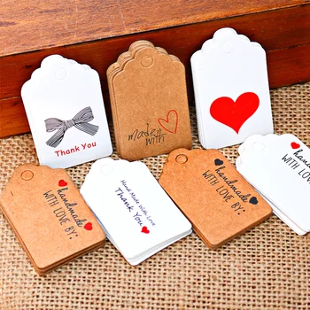 100pcs Hand Made With Love Gift Tag Thank You Kraft Paper Tags Wedding Decoration Hang Tags Paper Cards DIY Label Garment Tags
100pcs Hand Made With Love Gift Tag Thank You Kraft Paper Tags Wedding Decoration Hang Tags Paper Cards DIY Label Garment Tags