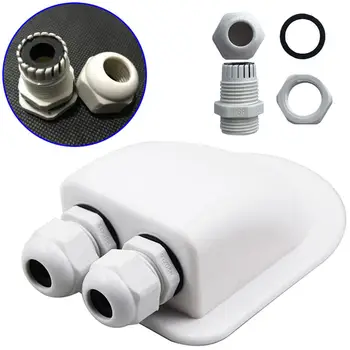 Double Wire Entry Gland Box Solar Panel Roof Wire Entry Gland Box Cable Motorhome White Double Hole RV Yacht Car Accessories
Double Wire Entry Gland Box Solar Panel Roof Wire Entry Gland Box Cable Motorhome White Double Hole RV Yacht Car Accessories