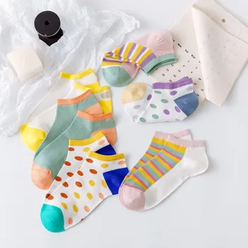 New casual thin section socks ladies dot jacquard cotton socks college style female bright printed cotton socks носки женские50*
New casual thin section socks ladies dot jacquard cotton socks college style female bright printed cotton socks носки женские50*