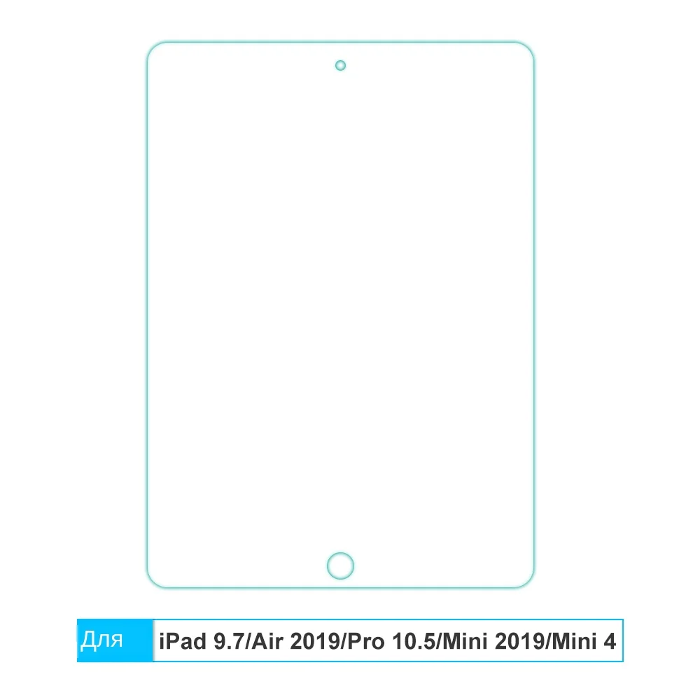 for iPad Air 2019 Pro 10.5 2017 Mini 2019 Mini 4 9.7 Pro 11 Pro 12.9 (2034) Tempered Glass Screen Protector