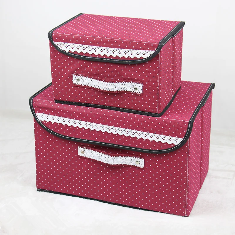Clothes Finishing Box 2 pcs/set Two Size Clothes Covered Toys Storage Boxes Cosmetics Place Small Objects Snacks Sundries Book
Clothes Finishing Box 2 pcs/set Two Size Clothes Covered Toys Storage Boxes Cosmetics Place Small Objects Snacks Sundries Book