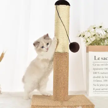 Cat Tree Climbing Toy Kitten Scratching Post Board with Hemp Rope for Pets
Cat Tree Climbing Toy Kitten Scratching Post Board with Hemp Rope for Pets
