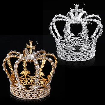 Crystal Vintage Royal Queen King Tiaras and Crowns Men/Women Pageant Prom Diadem Hair Ornaments Wedding Hair Jewelry Accessories
Crystal Vintage Royal Queen King Tiaras and Crowns Men/Women Pageant Prom Diadem Hair Ornaments Wedding Hair Jewelry Accessories