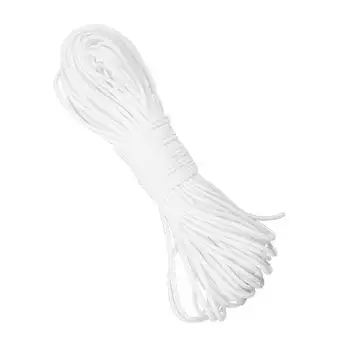 1/8 Inch Earloop Cord DIY Elastic Cord Heavy Stretch String Braided Elastic Band Elastic Rope Sewing Elastic 109 Yards (White)
1/8 Inch Earloop Cord DIY Elastic Cord Heavy Stretch String Braided Elastic Band Elastic Rope Sewing Elastic 109 Yards (White)