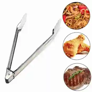 Kitchen Tool Set Heat Bread Tong Stainless Steel Salad Bbq Cooking Food Serving Utensil Tongs
Kitchen Tool Set Heat Bread Tong Stainless Steel Salad Bbq Cooking Food Serving Utensil Tongs