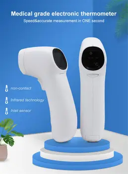IR Infrared Digital Non-Contact Forehead Thermometer Forehead Non-contact Baby Adult Temperature Measure IR Device
IR Infrared Digital Non-Contact Forehead Thermometer Forehead Non-contact Baby Adult Temperature Measure IR Device
