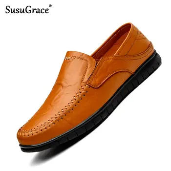 SusuGrace spring summer men leather Moccasins casual shoes slip-on loafers drive Flats zapatos de hombre fashion soft handmade
SusuGrace spring summer men leather Moccasins casual shoes slip-on loafers drive Flats zapatos de hombre fashion soft handmade