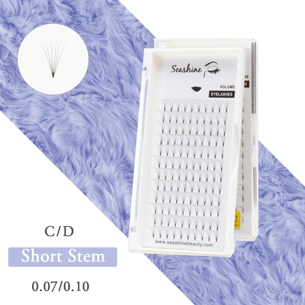 Seashine Short Stem Russian Volume 0.07 0.10 3D-6D Eyelash Extensions Premade Volume Fans 0.05 0.07 Pre Volume Lash Extensions
Seashine Short Stem Russian Volume 0.07 0.10 3D-6D Eyelash Extensions Premade Volume Fans 0.05 0.07 Pre Volume Lash Extensions