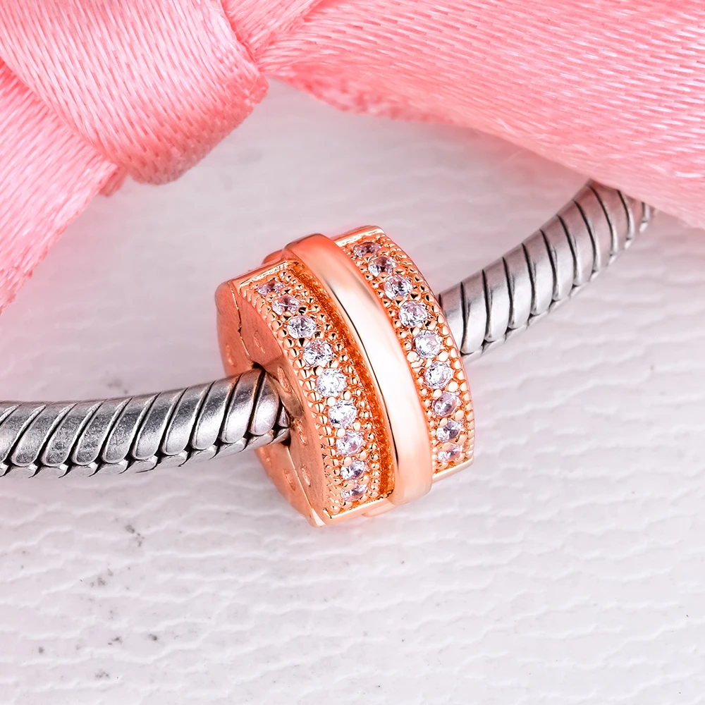 Charms fits for Bracelets Necklaces 100% 925 Sterling Silver Jewelry Sparkling Pave Lines Rose Clip Beads Free Shipping
Charms fits for Bracelets Necklaces 100% 925 Sterling Silver Jewelry Sparkling Pave Lines Rose Clip Beads Free Shipping
