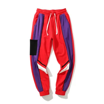 Casual Sweatpants Men 2020 Side Striped Patchwork Pocket New Design Streetwear Joggers Harajuku Pants Red Hip Hop Trousers
Casual Sweatpants Men 2020 Side Striped Patchwork Pocket New Design Streetwear Joggers Harajuku Pants Red Hip Hop Trousers