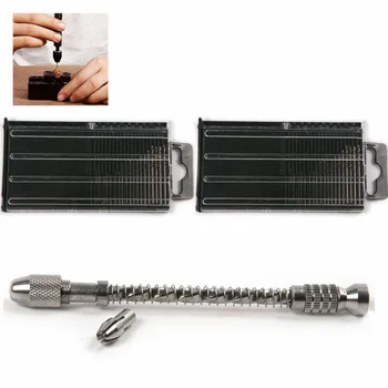 41Pcs Set Micro Drill 0.3-1.6mm HSS Bit Set Hand Spiral Pin Vise Jewelry Durable And Practical To Use
41Pcs Set Micro Drill 0.3-1.6mm HSS Bit Set Hand Spiral Pin Vise Jewelry Durable And Practical To Use