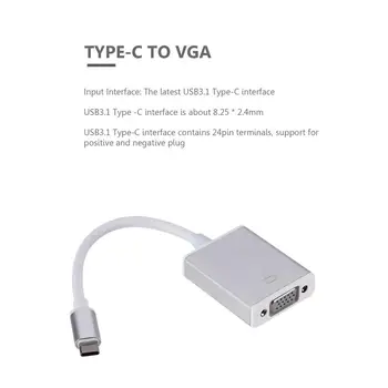 USB 3.1 C Type C to HDMI VGA Audio Adapter Female Digital Av Multiport Adapter Converter Cable for Laptop Macbook Google
USB 3.1 C Type C to HDMI VGA Audio Adapter Female Digital Av Multiport Adapter Converter Cable for Laptop Macbook Google