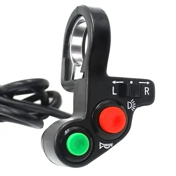 3 in 1 Motorcycle Switch 7/8inch 22mm Handlebar Headlight Horn Turn Signal On/Off Light Button Switch Motorcycle Accessories
3 in 1 Motorcycle Switch 7/8inch 22mm Handlebar Headlight Horn Turn Signal On/Off Light Button Switch Motorcycle Accessories