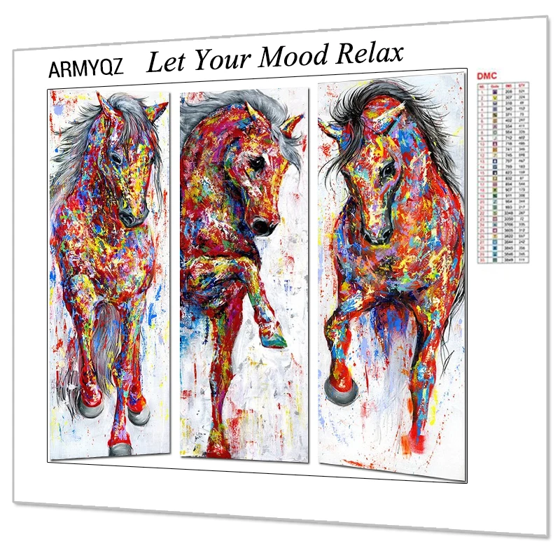 Diamond Embroidery Full Round Display Colourful Horse 5d Diamond Painting Full Square Animal Picture Rhinestone Diamond Mosaic
Diamond Embroidery Full Round Display Colourful Horse 5d Diamond Painting Full Square Animal Picture Rhinestone Diamond Mosaic