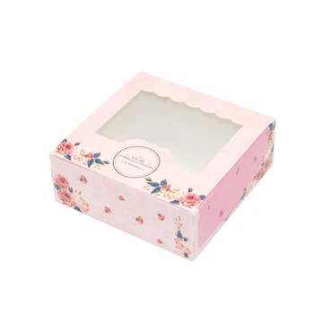 10 Pcs Cute With Window Easy Assemble Cupcake Party Cookies Foldable Multi Purpose Wedding Gift Box Packaging Candy Paper Rose
10 Pcs Cute With Window Easy Assemble Cupcake Party Cookies Foldable Multi Purpose Wedding Gift Box Packaging Candy Paper Rose