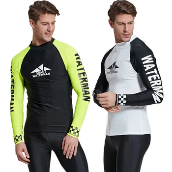 2020 New Real Sbart Long Sleeve Men Sunscreen Surf Clothing Outdoor Snorkeling Male Sun Jellyfish Swimsuit Rash Guards Surfing
2020 New Real Sbart Long Sleeve Men Sunscreen Surf Clothing Outdoor Snorkeling Male Sun Jellyfish Swimsuit Rash Guards Surfing