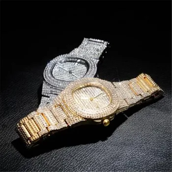 Fashion 5 Colors Men Iced Out Watches Luxury Date Quartz Wrist Watches With Micropave CZ Watch For Women Men Jewelry
Fashion 5 Colors Men Iced Out Watches Luxury Date Quartz Wrist Watches With Micropave CZ Watch For Women Men Jewelry