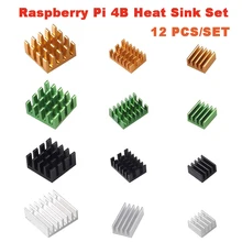 For Heatsink Cooler Kit Cooling Raspberry Pi 4B Aluminum Copper Heatsink Radiator Cooler Kit for Raspberry Pi 4 (Gold)
For Heatsink Cooler Kit Cooling Raspberry Pi 4B Aluminum Copper Heatsink Radiator Cooler Kit for Raspberry Pi 4 (Gold)