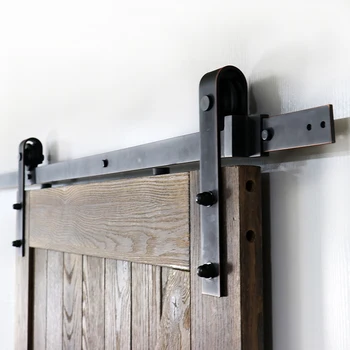 KINMADE Dark Antique Bronze Oil Rubbed Sliding Barn Door System Classie Style interior Wooden Door
KINMADE Dark Antique Bronze Oil Rubbed Sliding Barn Door System Classie Style interior Wooden Door