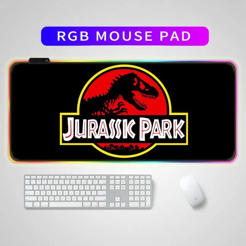 RGB Mouse Pad Jurassic Park Large Locking Edge Speed Game Gamer LED Mousepad Soft Laptop Notebook Mat For CS GO LOL DOTA2 Carpet
RGB Mouse Pad Jurassic Park Large Locking Edge Speed Game Gamer LED Mousepad Soft Laptop Notebook Mat For CS GO LOL DOTA2 Carpet