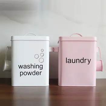 Kitchen Bathroom Storage Box 5L Washing Powder Box Grain Rice Organizer Container Laundry Powder Sealed Box with Spoon
Kitchen Bathroom Storage Box 5L Washing Powder Box Grain Rice Organizer Container Laundry Powder Sealed Box with Spoon