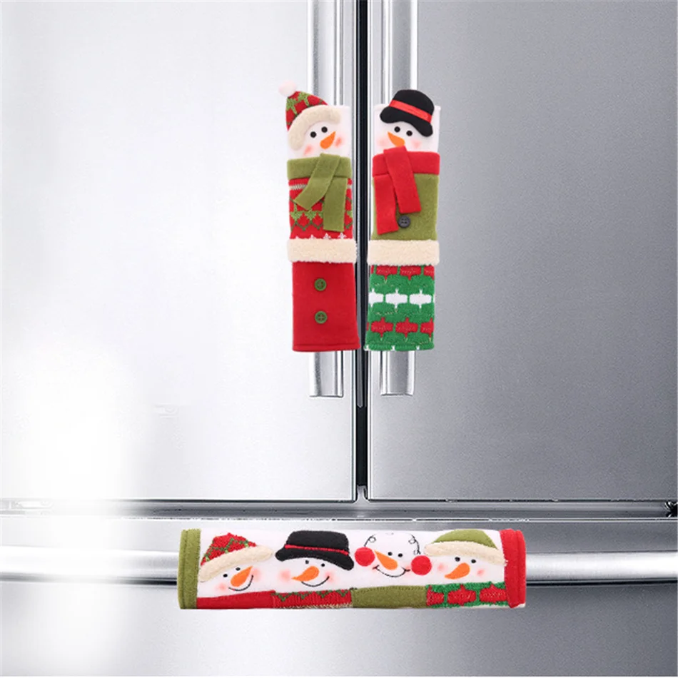 SEAAN 3 Pcs Microwave Dishwashers Refrigerator Door Handle Covers Handle Protector for Christmas Decor Tools
SEAAN 3 Pcs Microwave Dishwashers Refrigerator Door Handle Covers Handle Protector for Christmas Decor Tools