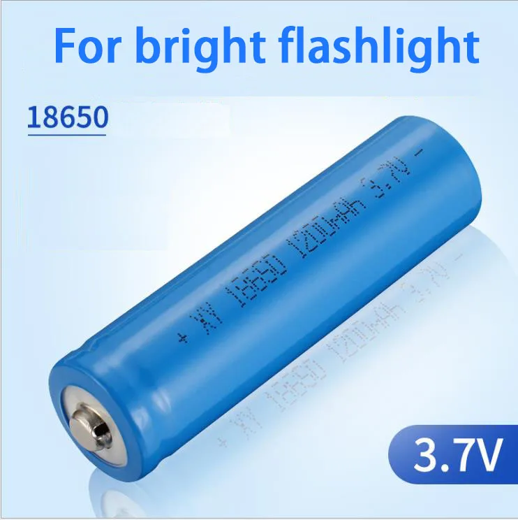 Lithium battery 1200mAh18650 rechargeable battery 3.7V bright flashlight headlight battery
Lithium battery 1200mAh18650 rechargeable battery 3.7V bright flashlight headlight battery