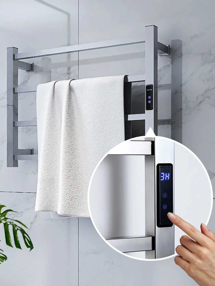 USA/Russia 110V/220V Hidden Wiring Towel Warmer Electric Wall LED Timer 304 Stainless Steel Material Drying Rack for Bathroom
USA/Russia 110V/220V Hidden Wiring Towel Warmer Electric Wall LED Timer 304 Stainless Steel Material Drying Rack for Bathroom