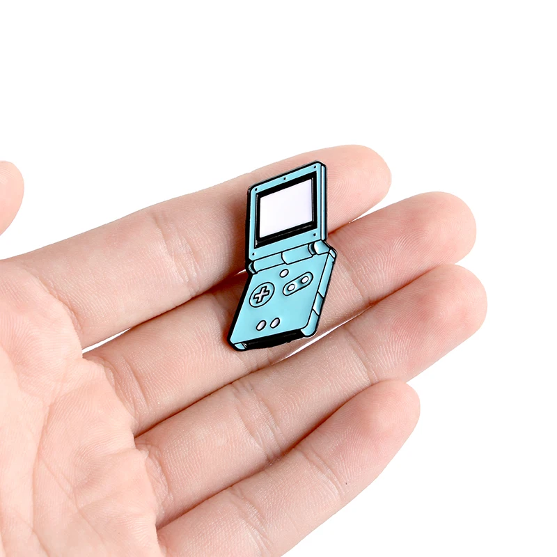 80s 90s Retro Handheld Game player Arcade machine Gamepad Enamel Brooches Lapel pin For backpack bags badge Gifts | Украшения и