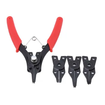 Universal Spring Pliers Locking Tool Angled Tong Clamp Auto Repair Hand Tools Clamps Rubber Handle Pliers Spare 3 Clamp Heads
Universal Spring Pliers Locking Tool Angled Tong Clamp Auto Repair Hand Tools Clamps Rubber Handle Pliers Spare 3 Clamp Heads