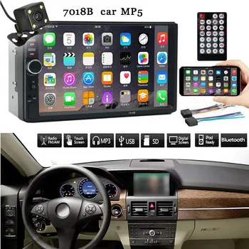 7 Inch Double 2 Din Screen Car MP5 Player Bluetooth Stereo FM Radio+Camera Build-in Bluetooth V2.0 hands-free call durable
7 Inch Double 2 Din Screen Car MP5 Player Bluetooth Stereo FM Radio+Camera Build-in Bluetooth V2.0 hands-free call durable