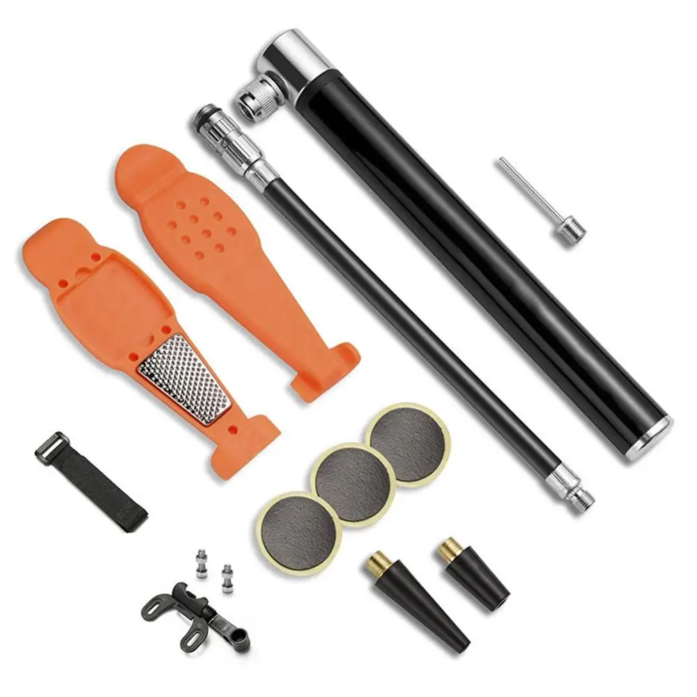 Bicycle Tire Repair Tool Set Cycling Aluminum Alloy Inflator Equipment Mending Tool Portable Repair Tool Bag Bicycle Accessories
Bicycle Tire Repair Tool Set Cycling Aluminum Alloy Inflator Equipment Mending Tool Portable Repair Tool Bag Bicycle Accessories
