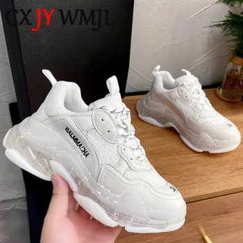 Large Size Platform Sneakers Women Autumn Running Shoes Female Mesh Vulcanized Shoe Fashion White Chunky Sneaker Luminous Casual
Large Size Platform Sneakers Women Autumn Running Shoes Female Mesh Vulcanized Shoe Fashion White Chunky Sneaker Luminous Casual