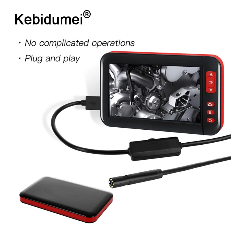 2M/5M/10M F200 4.3 inch Digital 1080P HD 8mm USB Endoscope LCD Endoscope Inspection Camera Boroscope USB Charging 1920 x 1080
2M/5M/10M F200 4.3 inch Digital 1080P HD 8mm USB Endoscope LCD Endoscope Inspection Camera Boroscope USB Charging 1920 x 1080